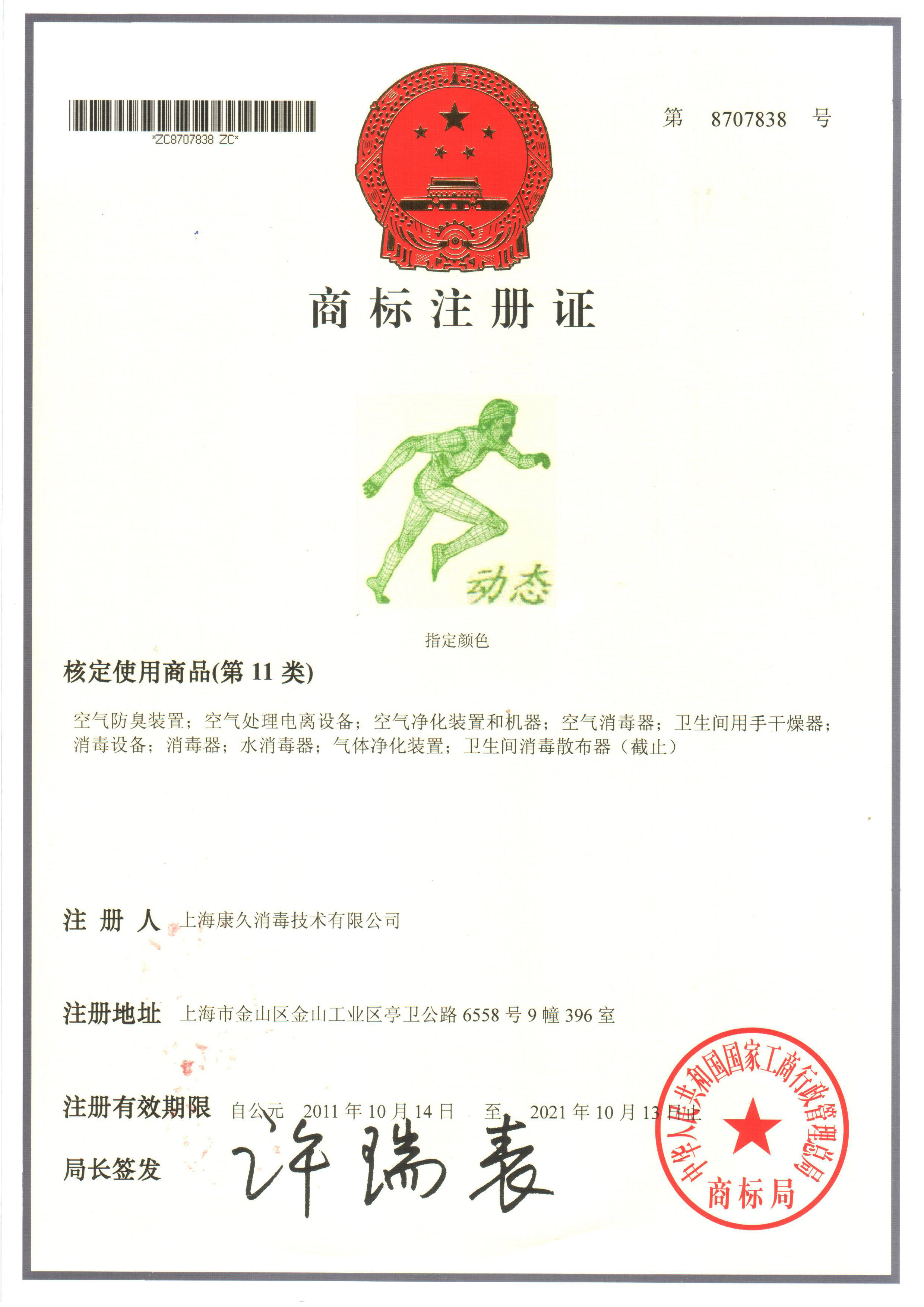 “文昌商标注册证动态